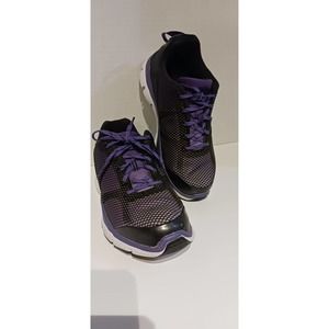 DR COMFORT Katy Women Purple Black Athletic Diabetic Walking Shoes Size 7.5 Wide
